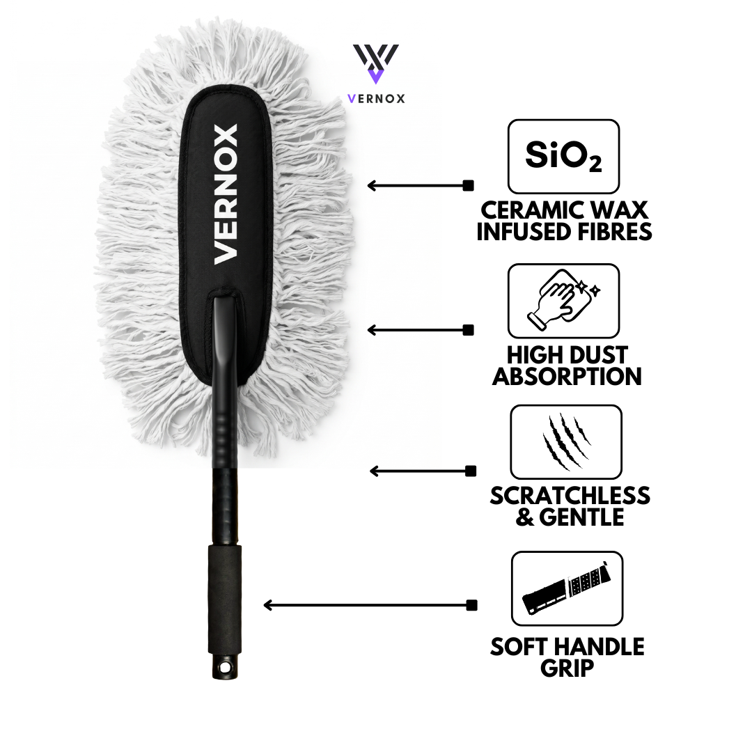 Vernox Car Duster – Ceramic Wax Infused Microfibers