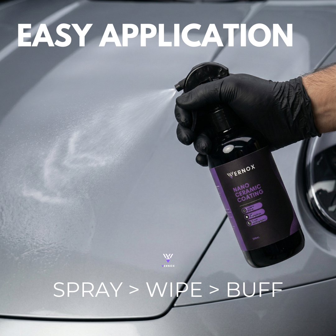 Vernox Nano Ceramic Spray Coating (300ml) - FREE Microfiber Cloth Inside