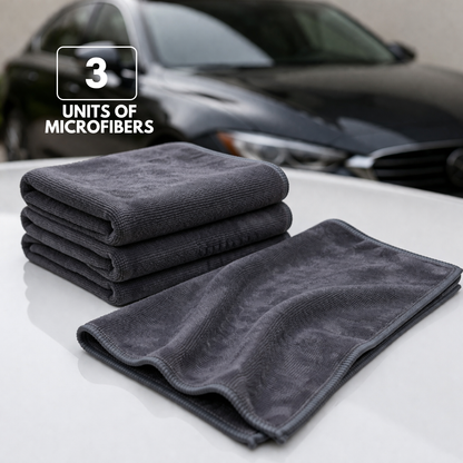 Vernox XL Microfiber Drying Towel – 400 GSM - Set of 3 - 40 x 60cm