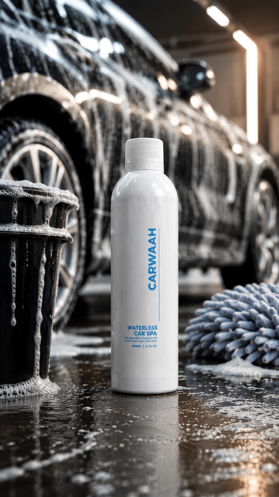 Carwaah - The Waterless Car Spa Kit - JUST SPRAY & WIPE